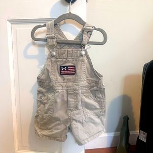 Vintage Baby Gap Flag Overalls, 12-18months